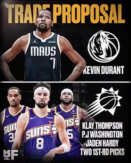 和歐文濃眉組三巨？美媒：獨行俠可用克萊+PJ+哈迪+倆首輪換KD-